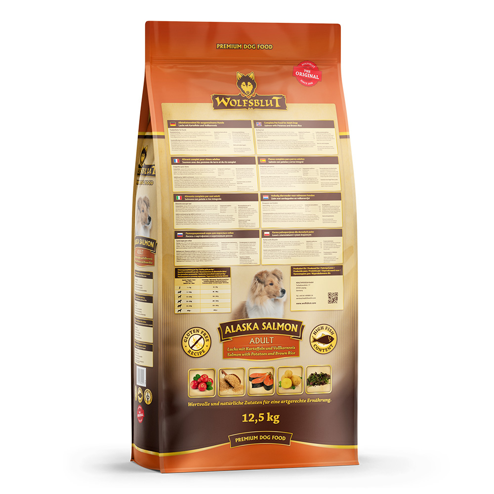 Wolfsblut Dog Alaska Salmon - łosoś i ryż 12,5kg - obrazek 3