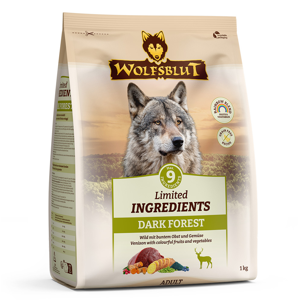 Wolfsblut Dog Limited Ingredients Dark Forest - dziczyzna i bataty 1kg - obrazek 2