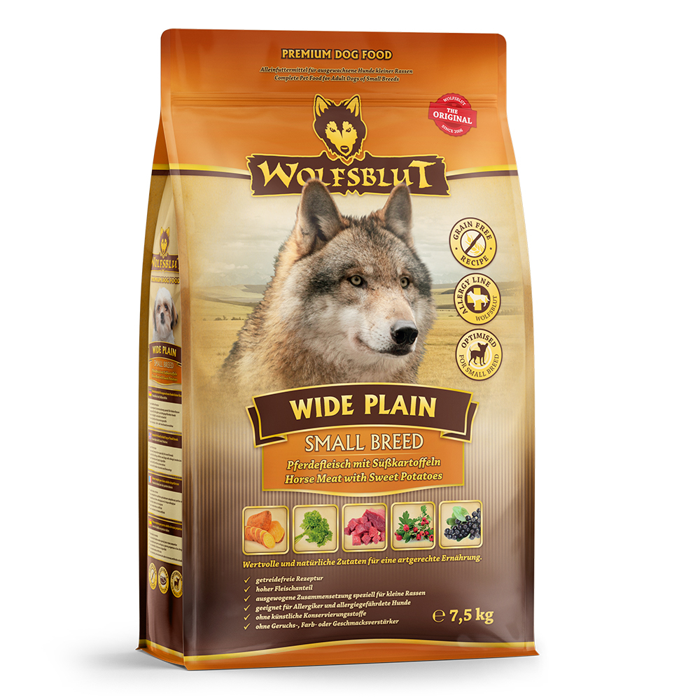 Wolfsblut Dog Wide Plain Small - konina i bataty 7,5kg - obrazek 2