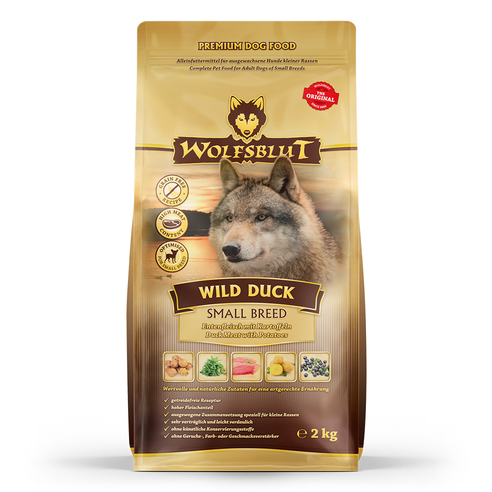 Wolfsblut Dog Wild Duck Small - kaczka i bataty 2kg - obrazek 1