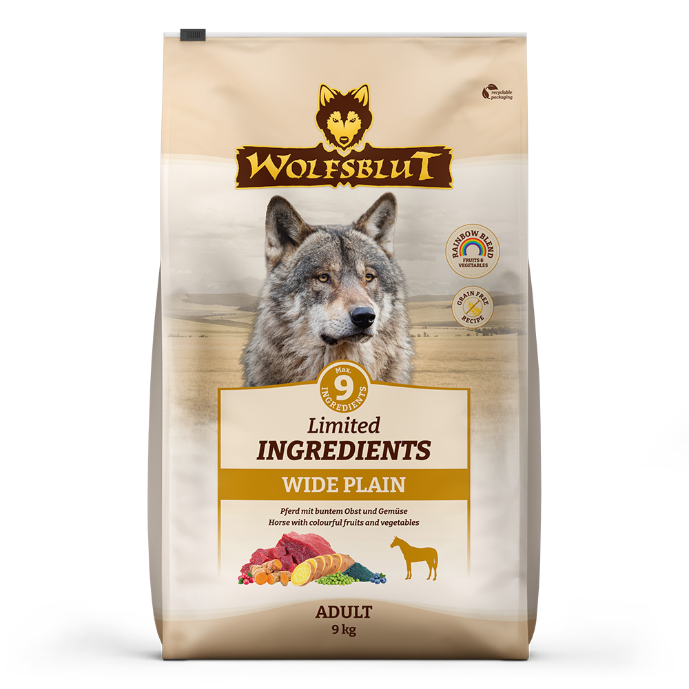 Wolfsblut Dog Limited Ingredients Wide Plain - konina i bataty 9kg - obrazek 1