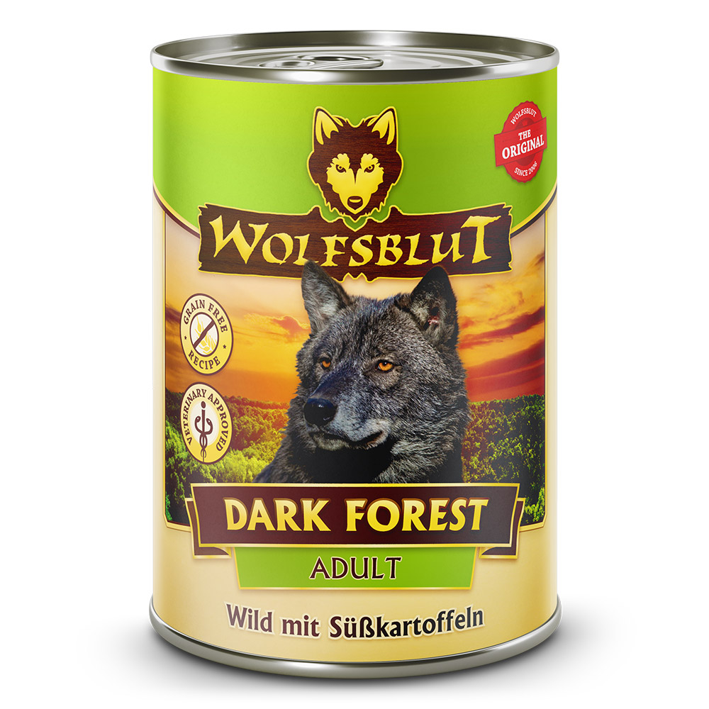 Wolfsblut Dog Dark Forest - dziczyzna i bataty puszka 395g - obrazek 1