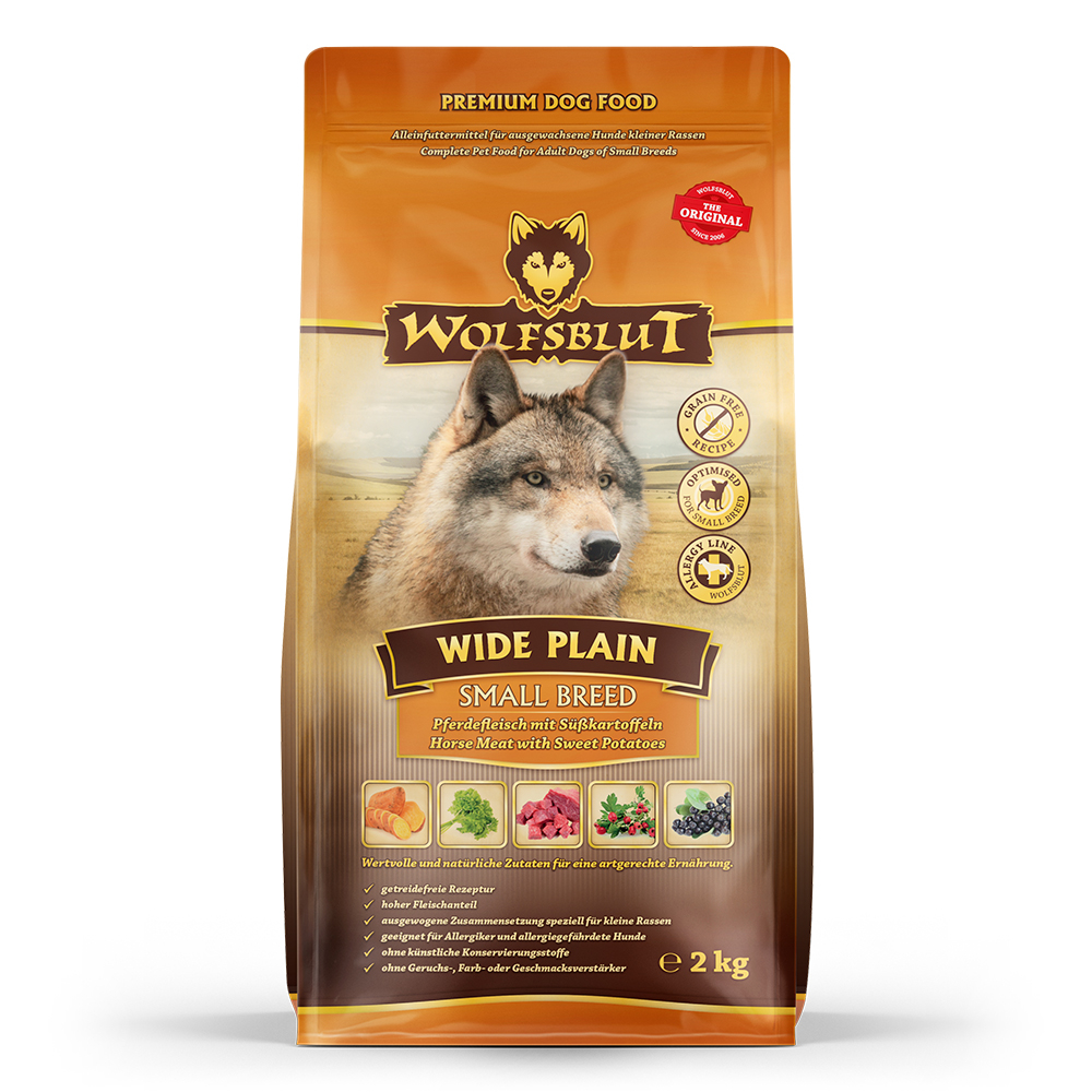 Wolfsblut Dog Wide Plain Small - konina i bataty 2kg - obrazek 1