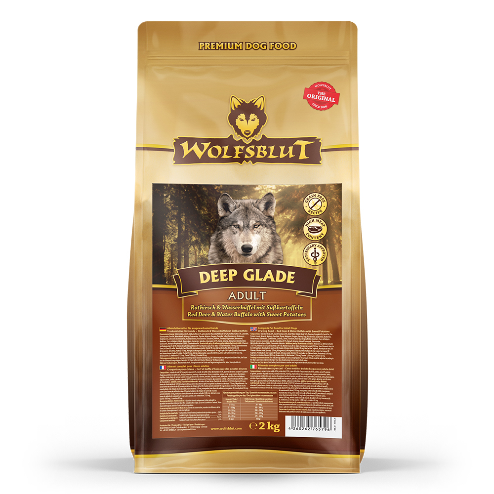 Wolfsblut Dog Deep Glade - jeleń i bawół 2kg - obrazek 1