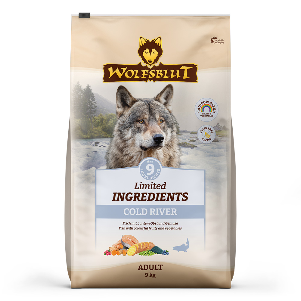 Wolfsblut Dog Limited Ingredients Cold River - pstrąg i bataty 9kg - obrazek 1